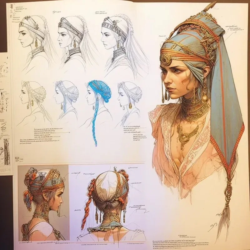 Costume Design Sketches