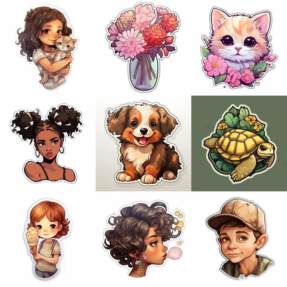 Vibrant Stickers