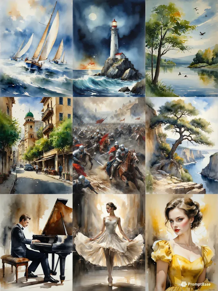 Expressive Watercolour Creations