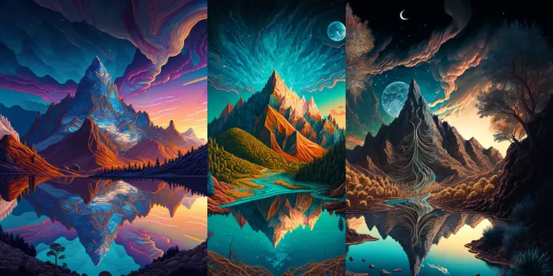 Psychodelic Landscapes generated by undefined