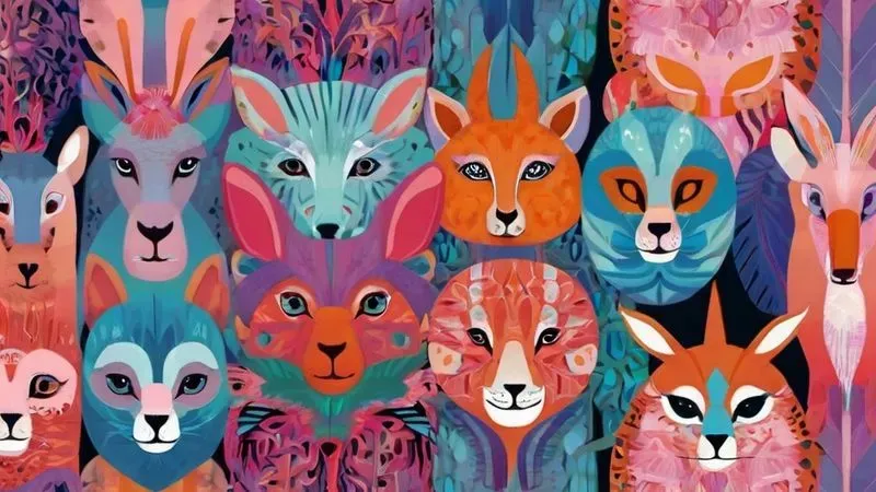 Vivid Animal Mosaics