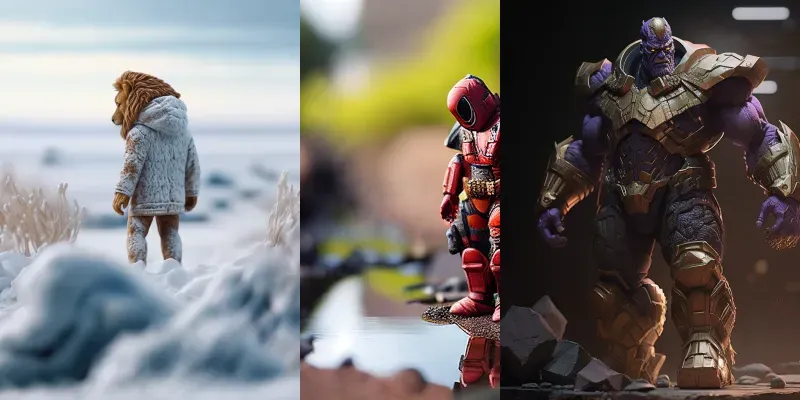 Action Figure Art generated by undefined