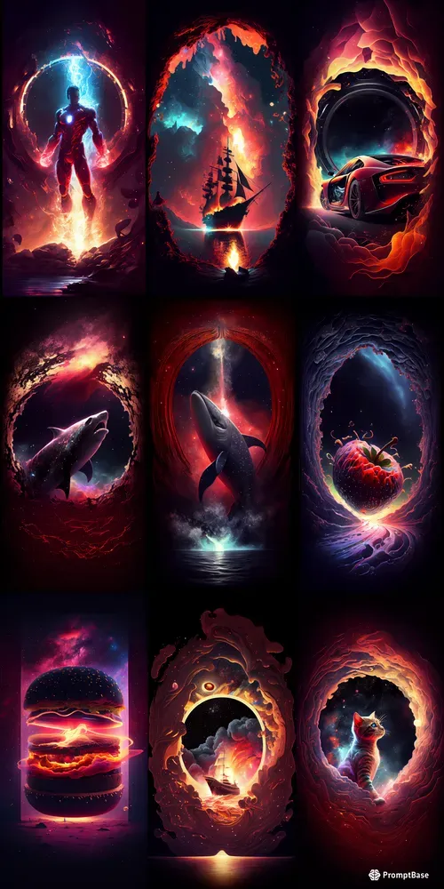 Black Hole Portal Posters