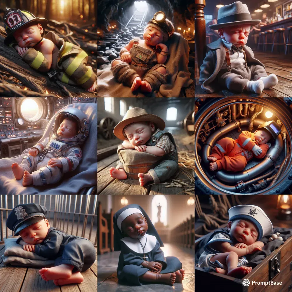 Newborn Babies In Any Job