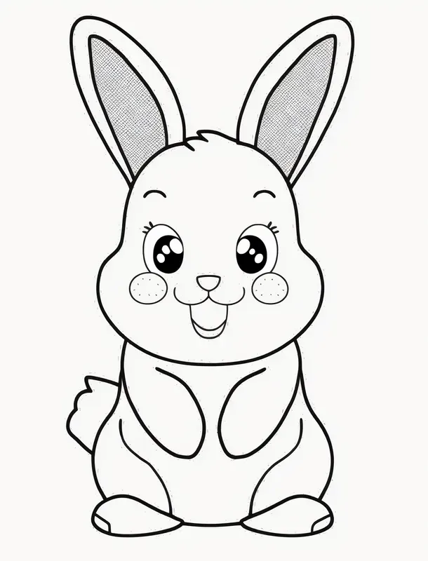 Clean Animal Art For Coloring Books