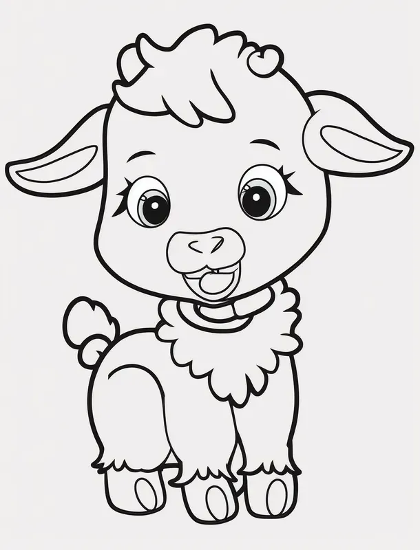 Clean Animal Art For Coloring Books
