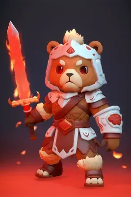 3D RPG Animal Character Clean Smooths