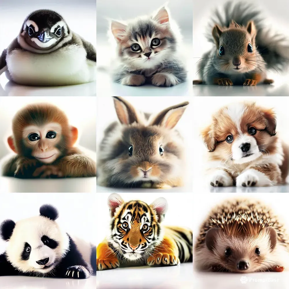 Cute And Playful Animal Stickers