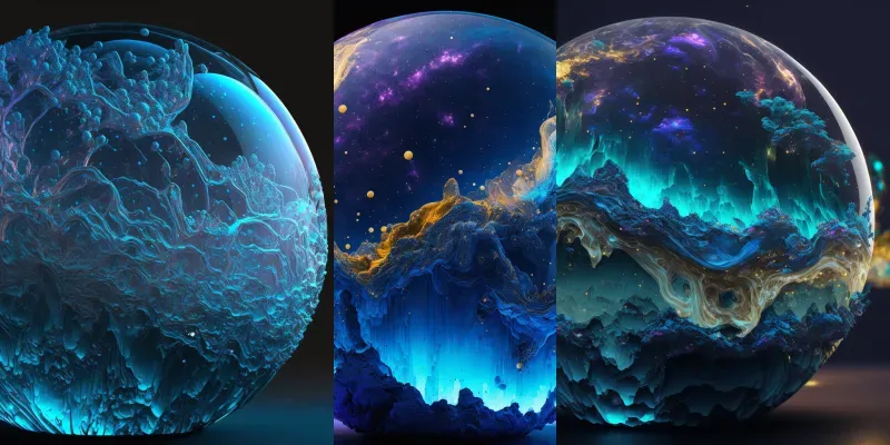 Beautiful Alien Planets generated by undefined