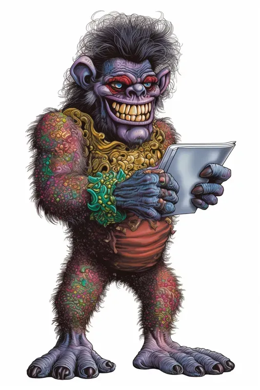 Crazy Comic Childrens Book Characters