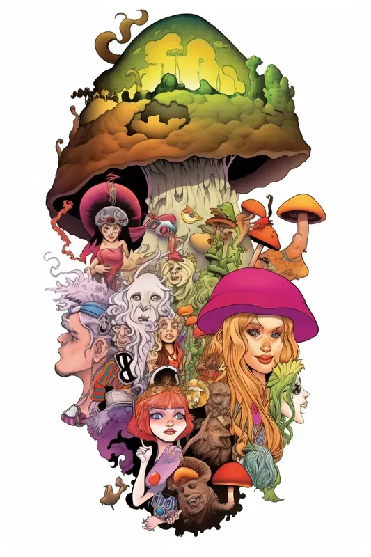 Crazy Comic Childrens Book Characters