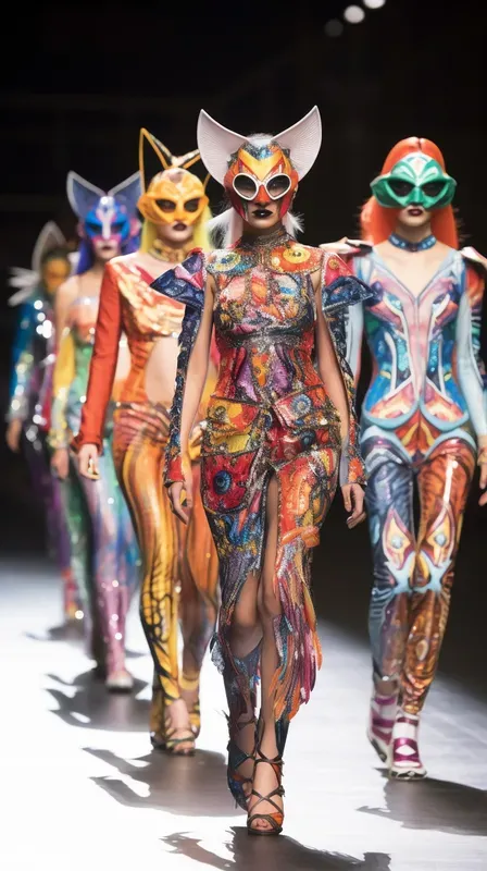 Extreme Fashion Catwalk Models