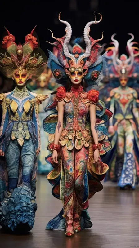 Extreme Fashion Catwalk Models