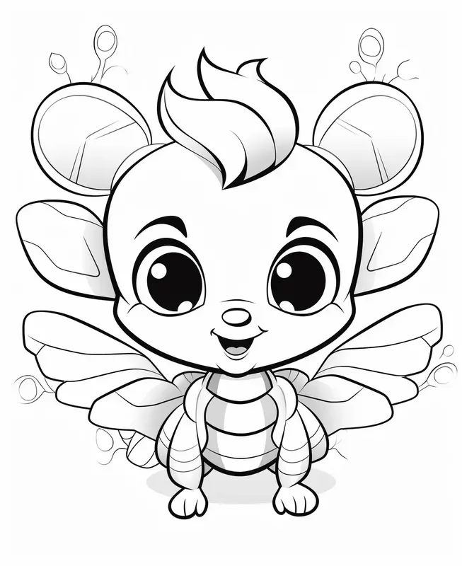 Drawings For Colouring Book Chibi Style
