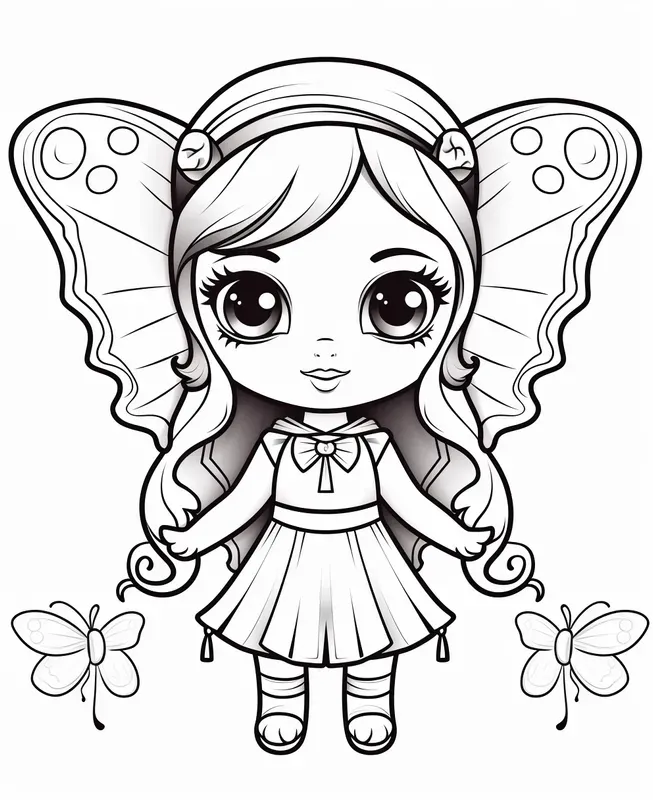Drawings For Colouring Book Chibi Style