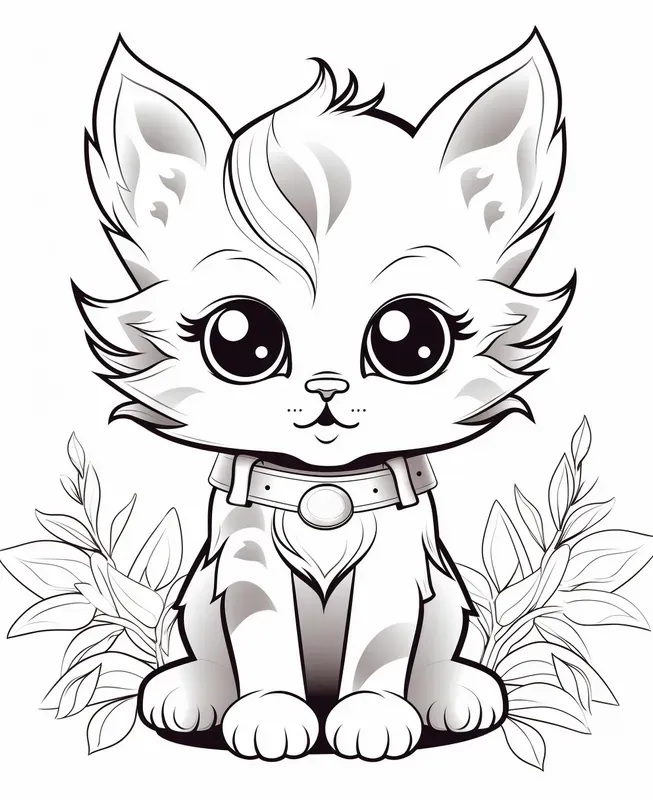 Drawings For Colouring Book Chibi Style
