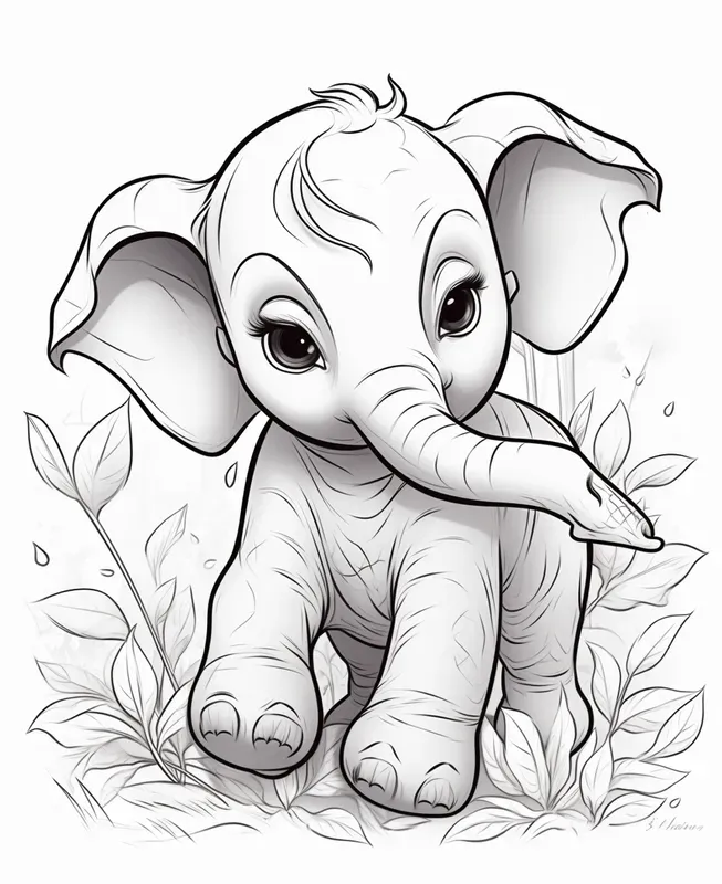 Drawings For Colouring Book Chibi Style