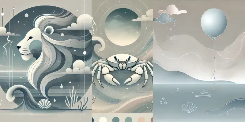 Oceanic Serenities Minimalist Magic generated by undefined