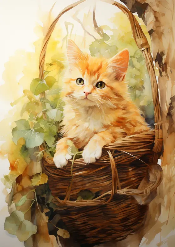 Abstract Art Modern Watercolor Paintings