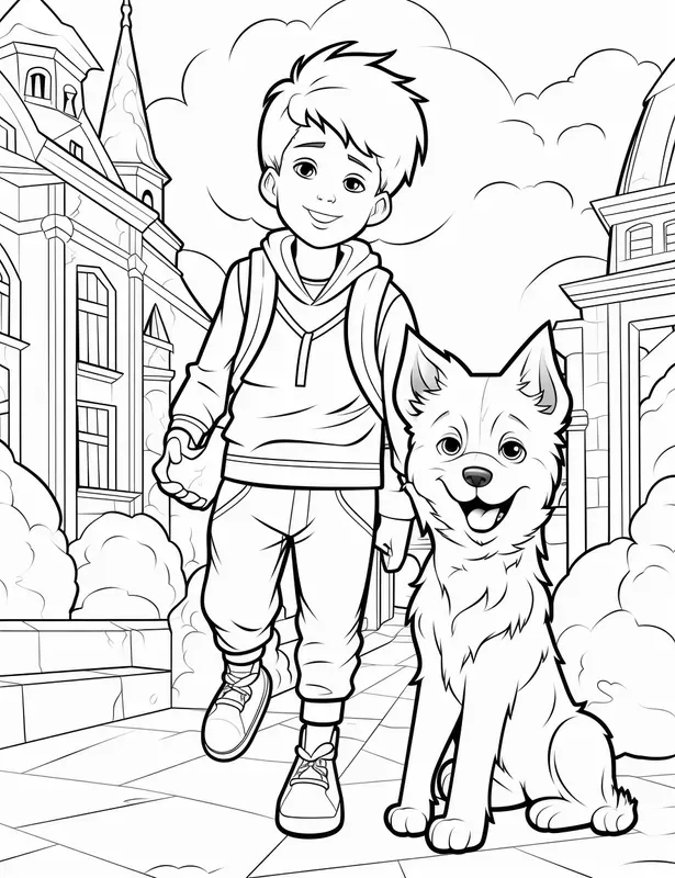 Cute Manga Anime Coloring Book Artworks