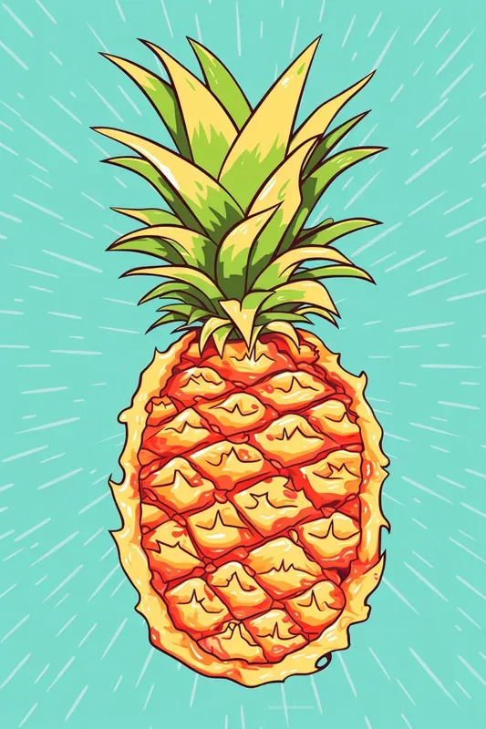 Modern Colorful Fruit And Drinks Posters