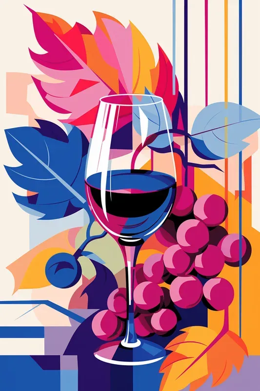 Modern Colorful Fruit And Drinks Posters