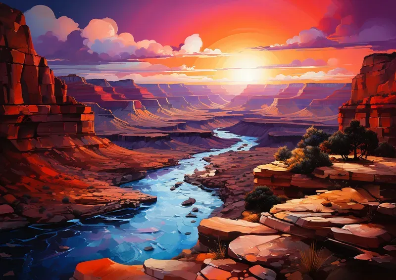 Beautiful Landscape Painting Photos