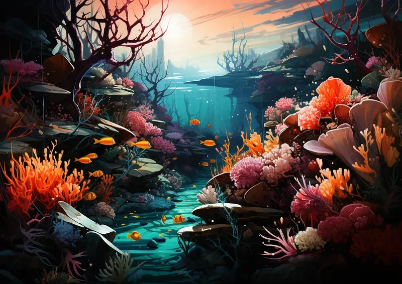 Beautiful Landscape Painting Photos
