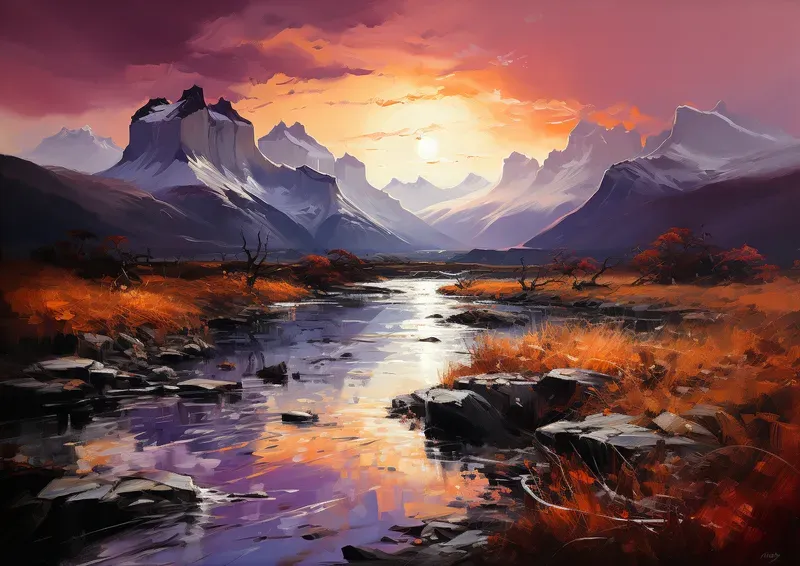 Beautiful Landscape Painting Photos