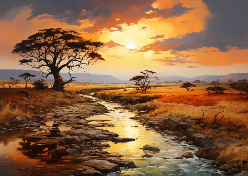 Beautiful Landscape Painting Photos