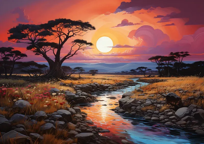 Beautiful Landscape Painting Photos