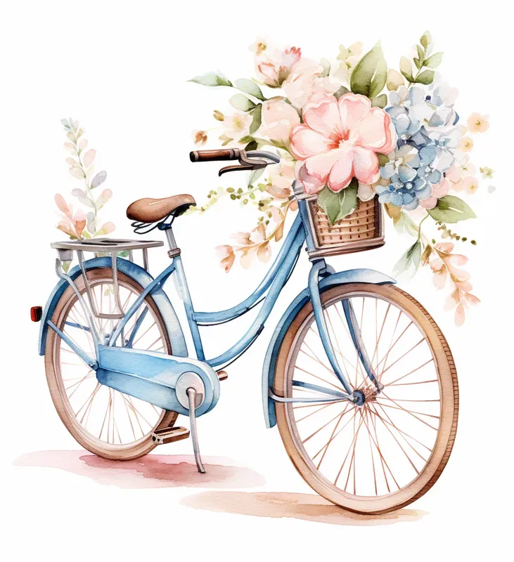 Watercolor Clipart Sticker Illustrations