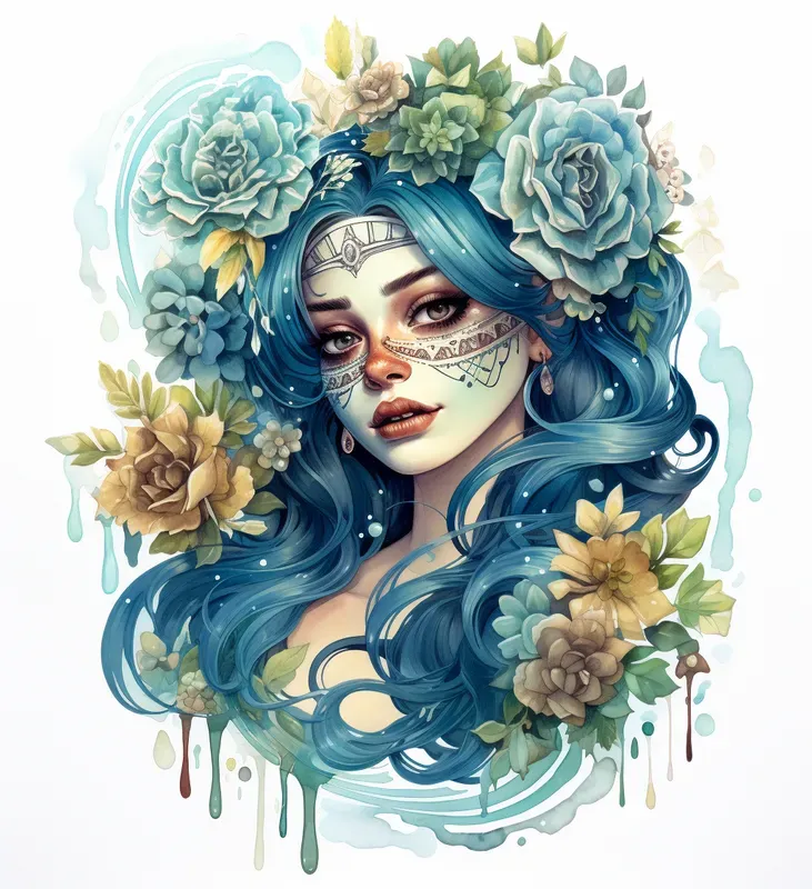 Watercolor Clipart Sticker Illustrations