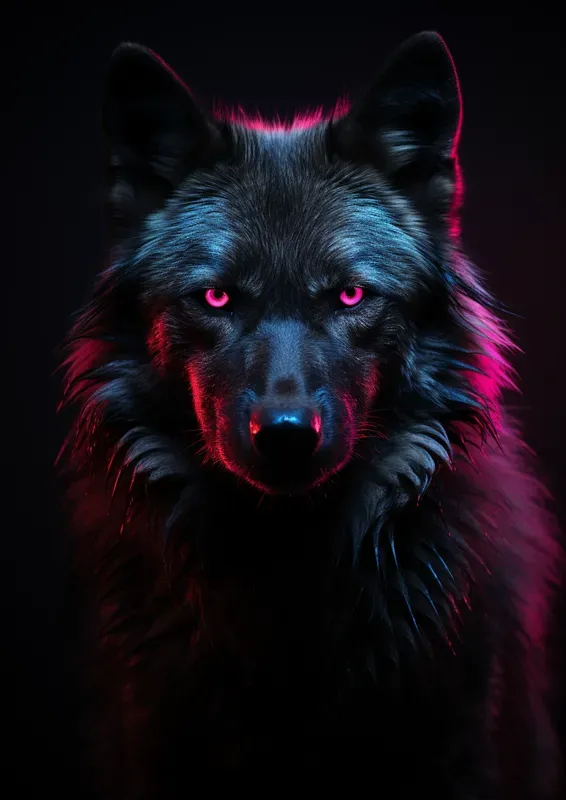 Colorful Dark Themed Animal Photographs