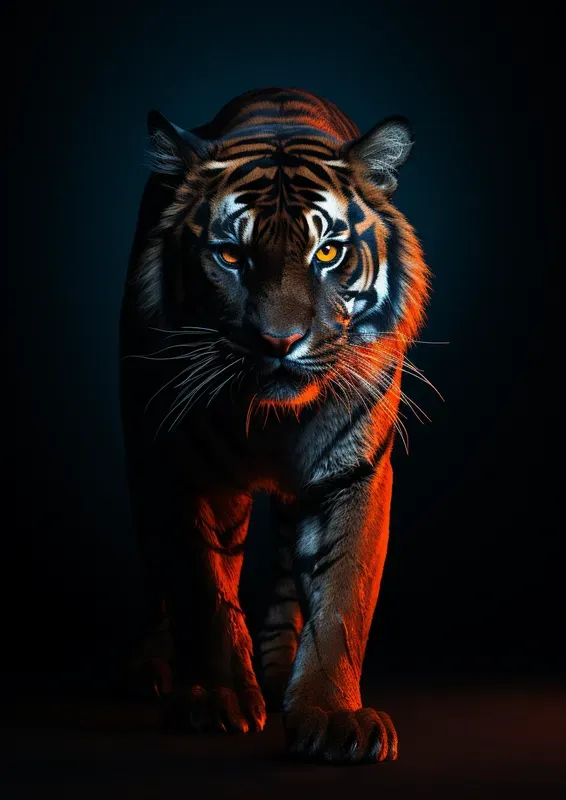 Colorful Dark Themed Animal Photographs
