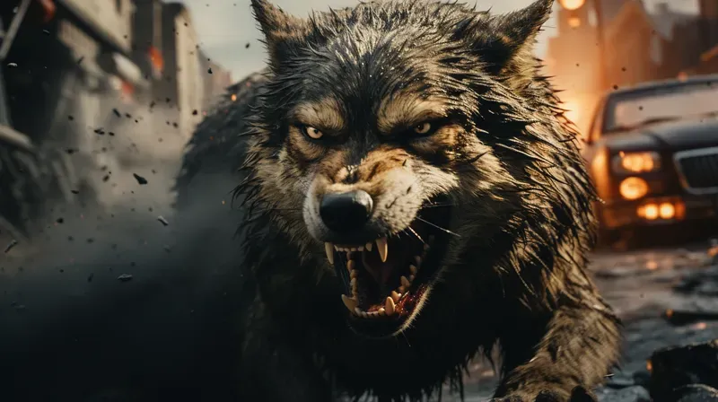 Cinematic Still Wild Animals Attacks