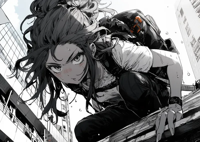 Closeup Shots Anime Manga Comic Pages