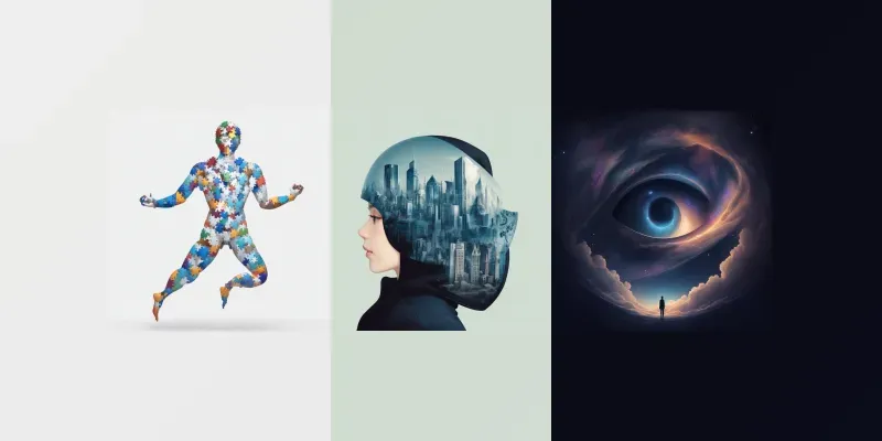 Simple Sureal Ilustrations generated by undefined