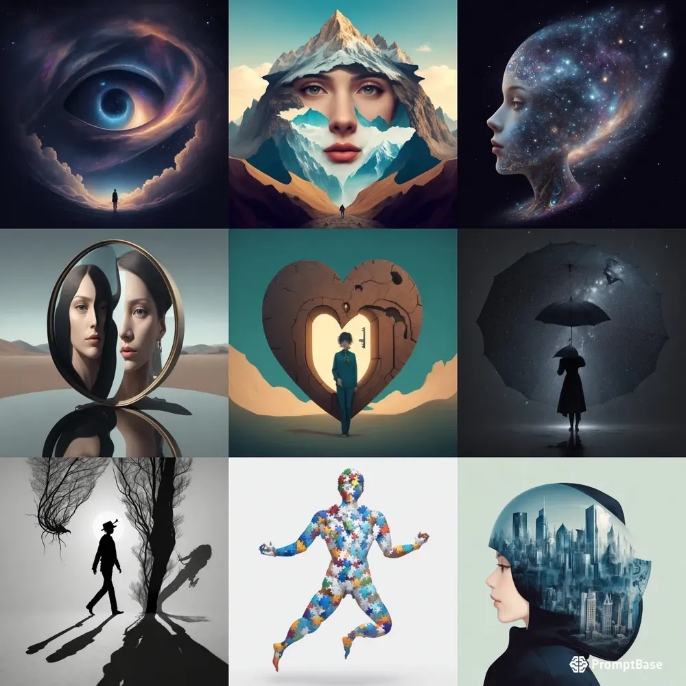 Simple Sureal Ilustrations