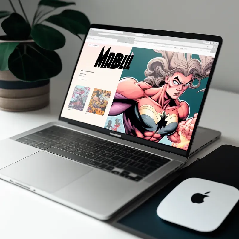 Website Mock-ups On Laptops