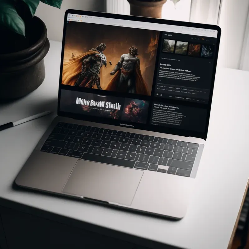 Website Mock-ups On Laptops