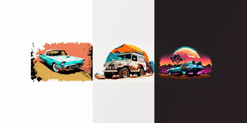 Classic Car Posters generated by undefined