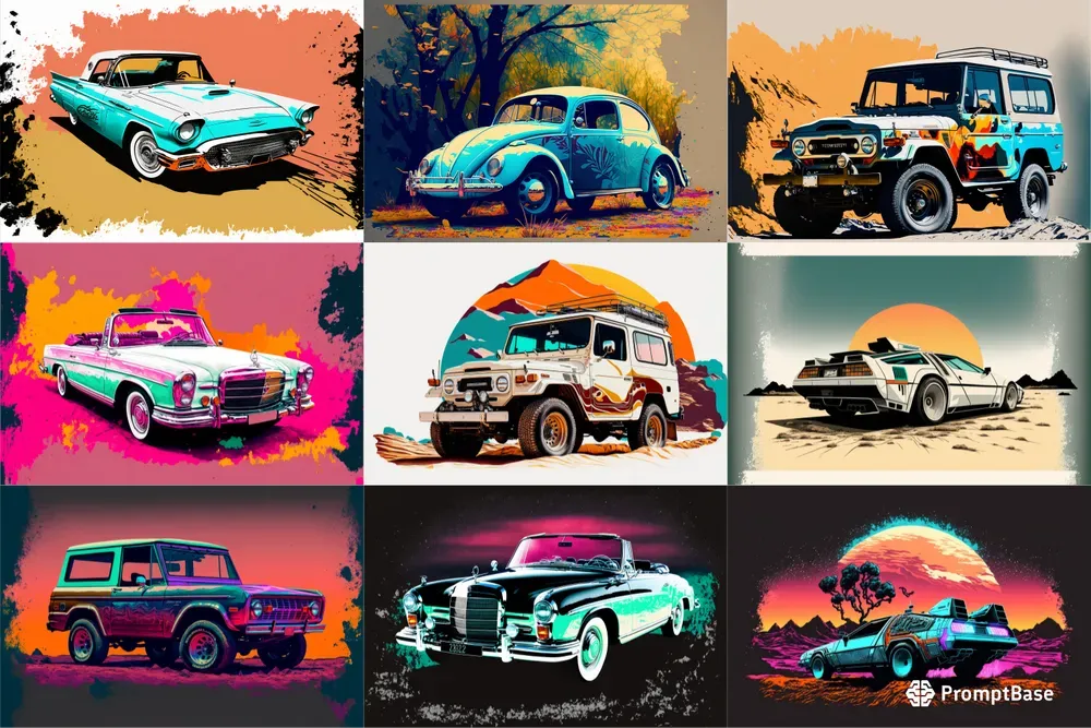 Classic Car Posters