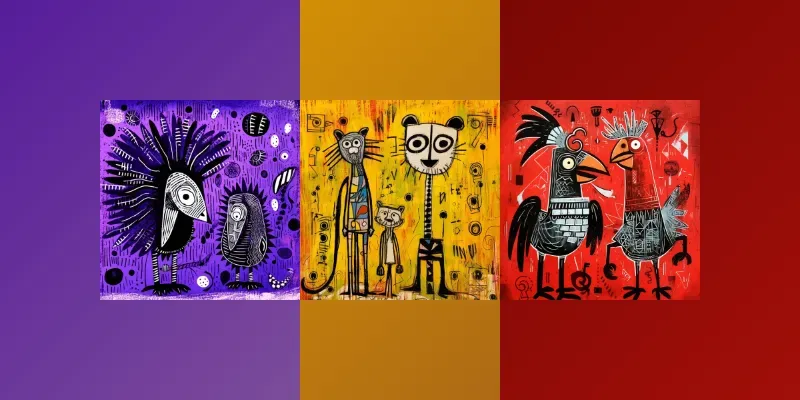 Expressive Character Drawings generated by undefined