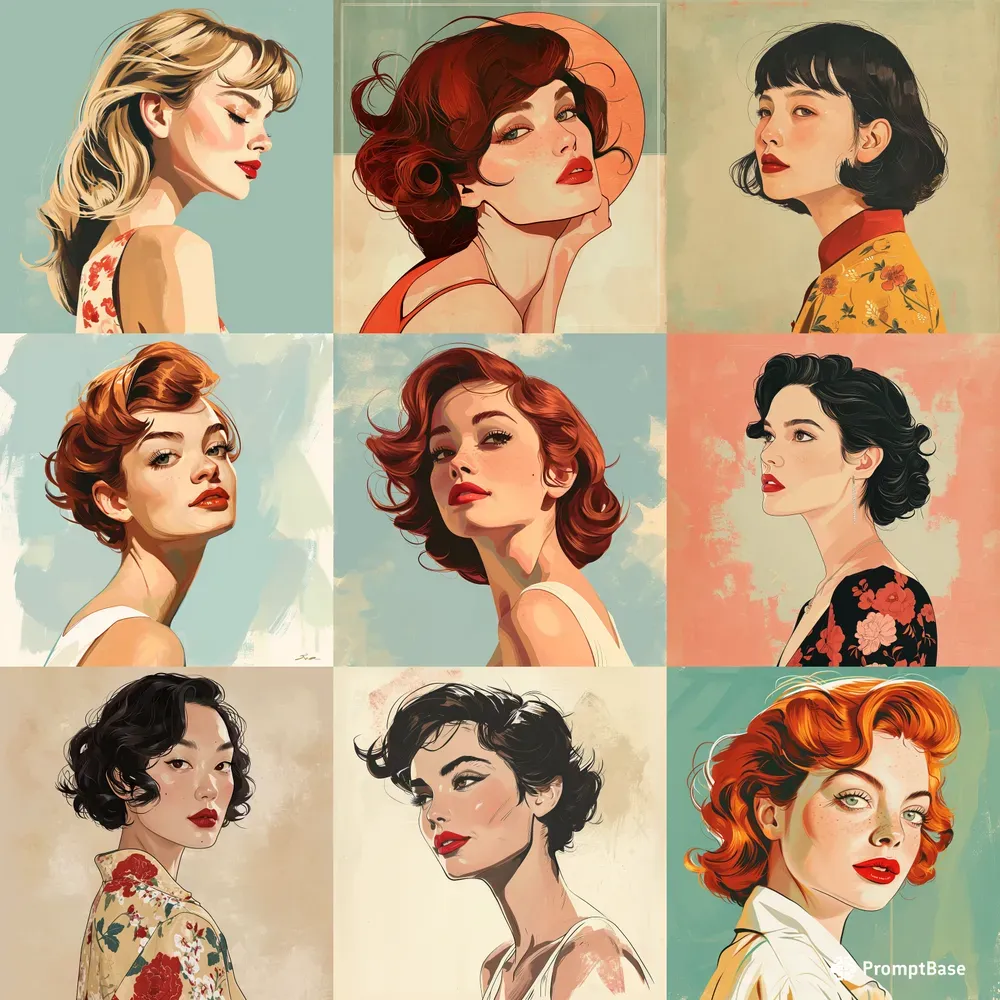 Retro Women Hairstyles