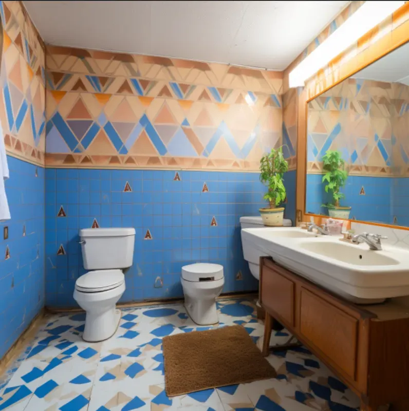 Ugly Bathrooms 70ies Style