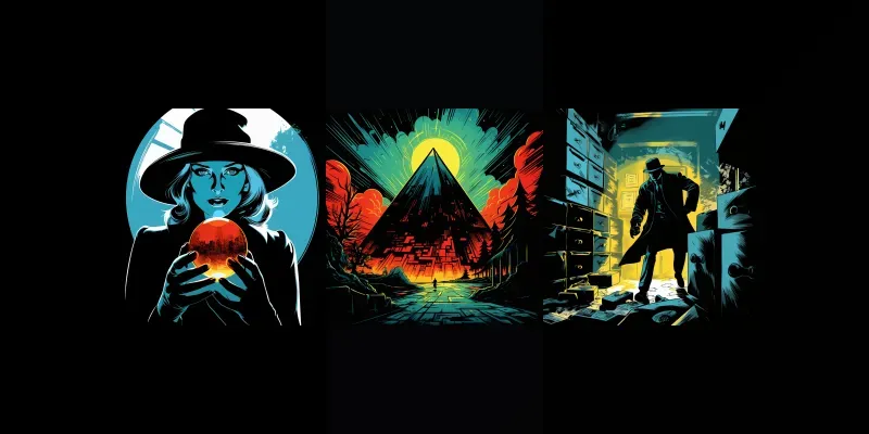 Noir Style Color Comics generated by undefined