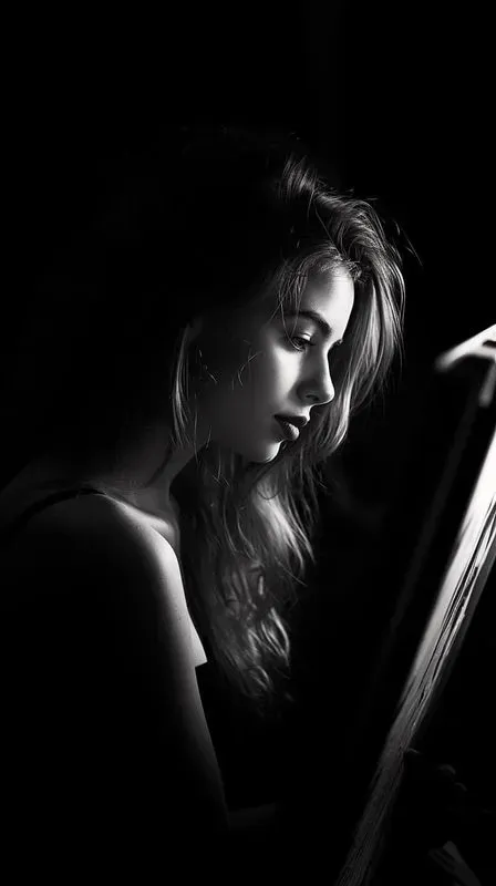 Dramatic Black And White Portraits