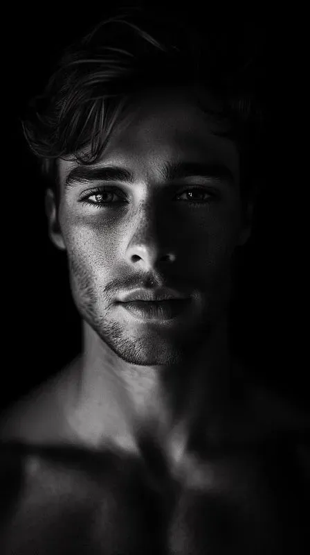 Dramatic Black And White Portraits