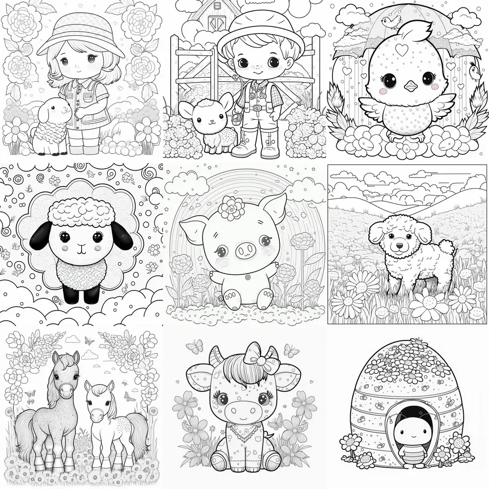 Barnyard Coloring Pages